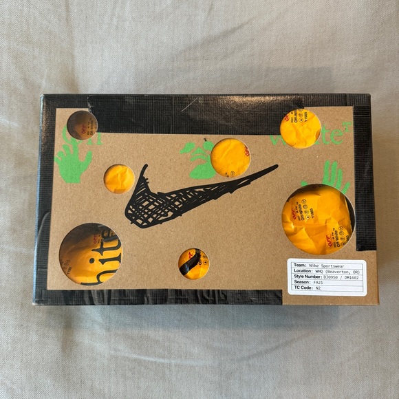 ⚡️NIKE x OFF-WHITE⚡️Lot 50 Metallic Dunk Low Sneakers - Picture 3 of 16